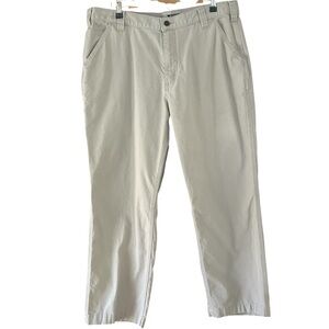 Carhartt Cargo Pants Tan Rugged Flex Relaxed Fit Canvas Workpant BN2291 W38 L30